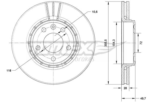 TOMEX Brakes TX 70-27...